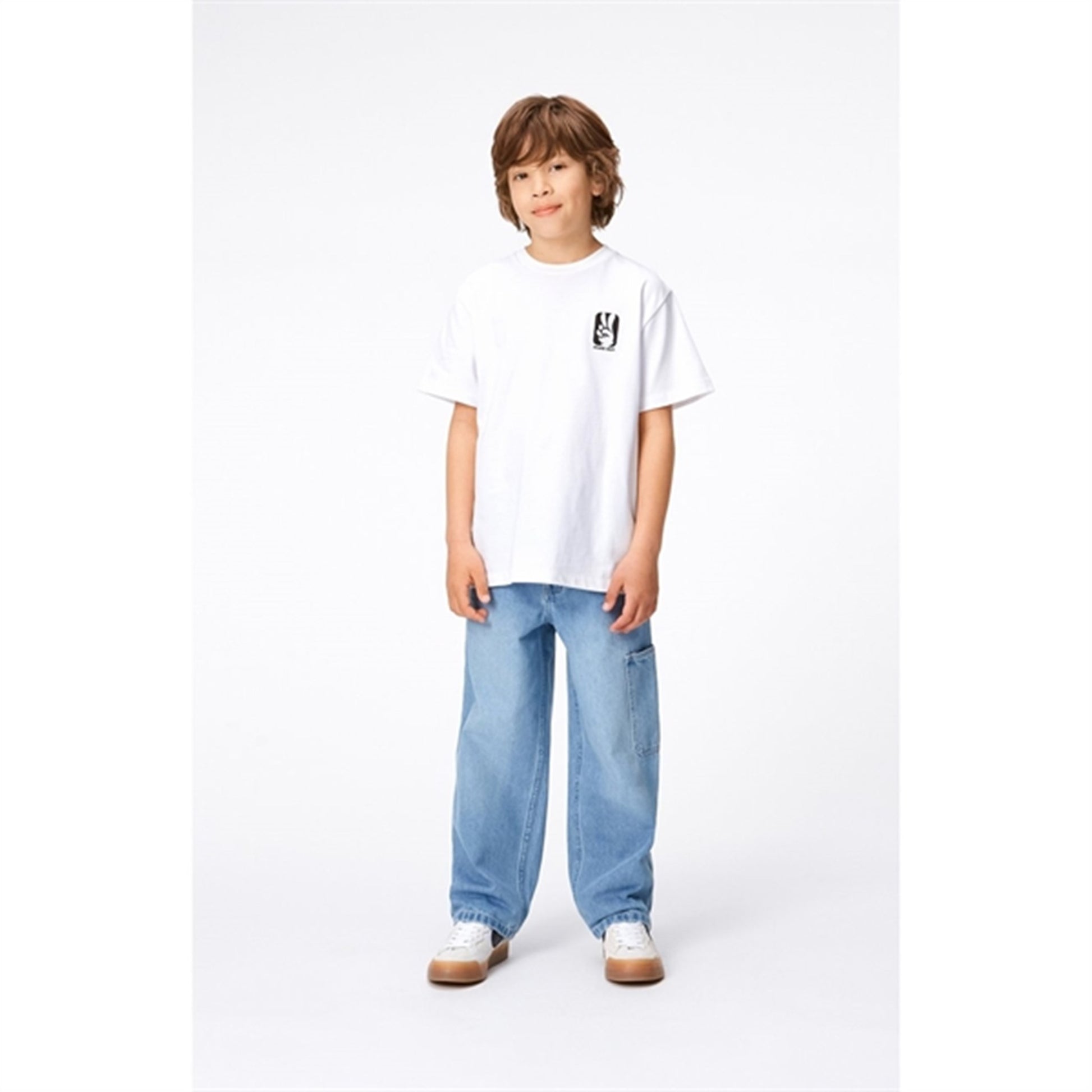 Molo Lightblue Denim Archer Pants