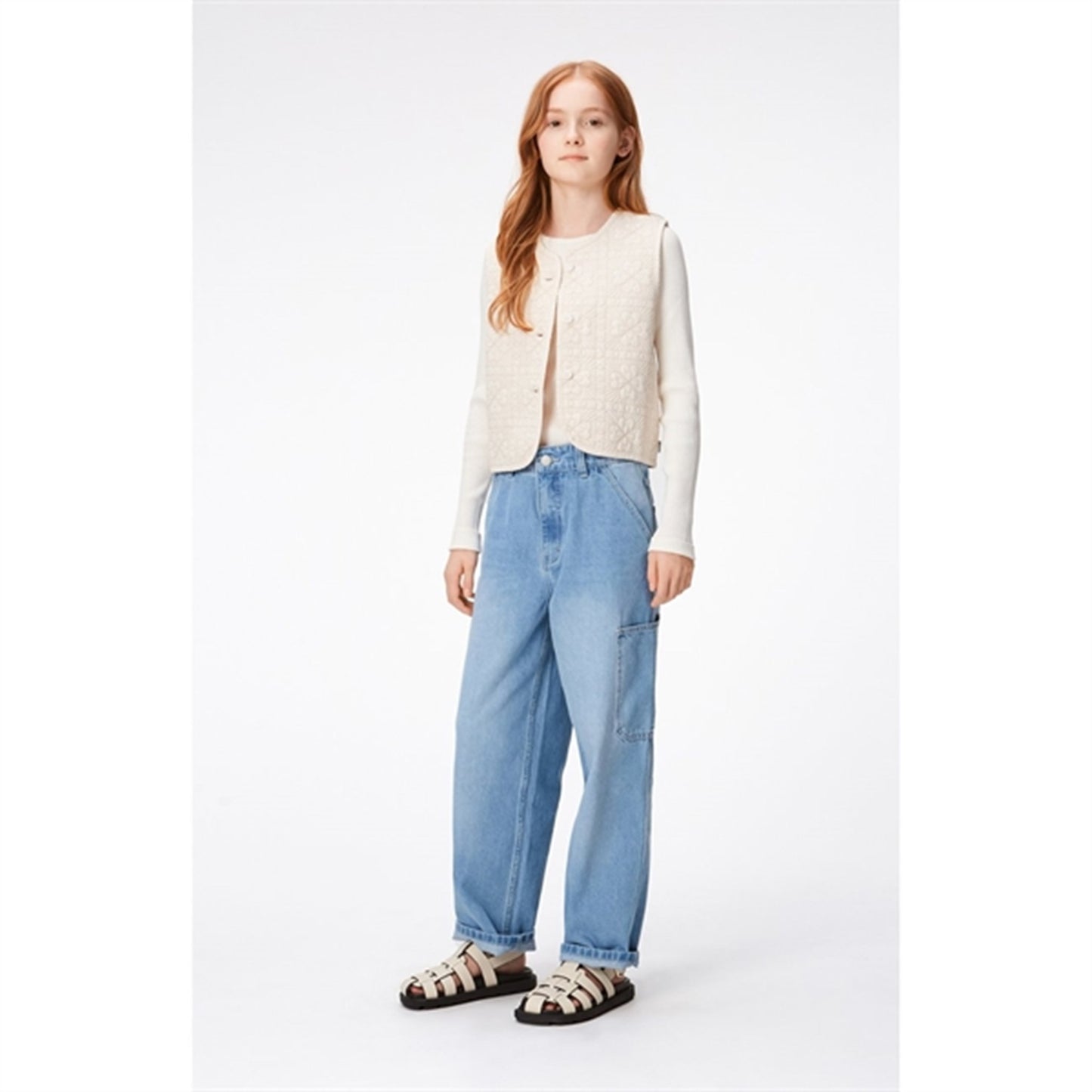 Molo Lightblue Denim Archer Pants