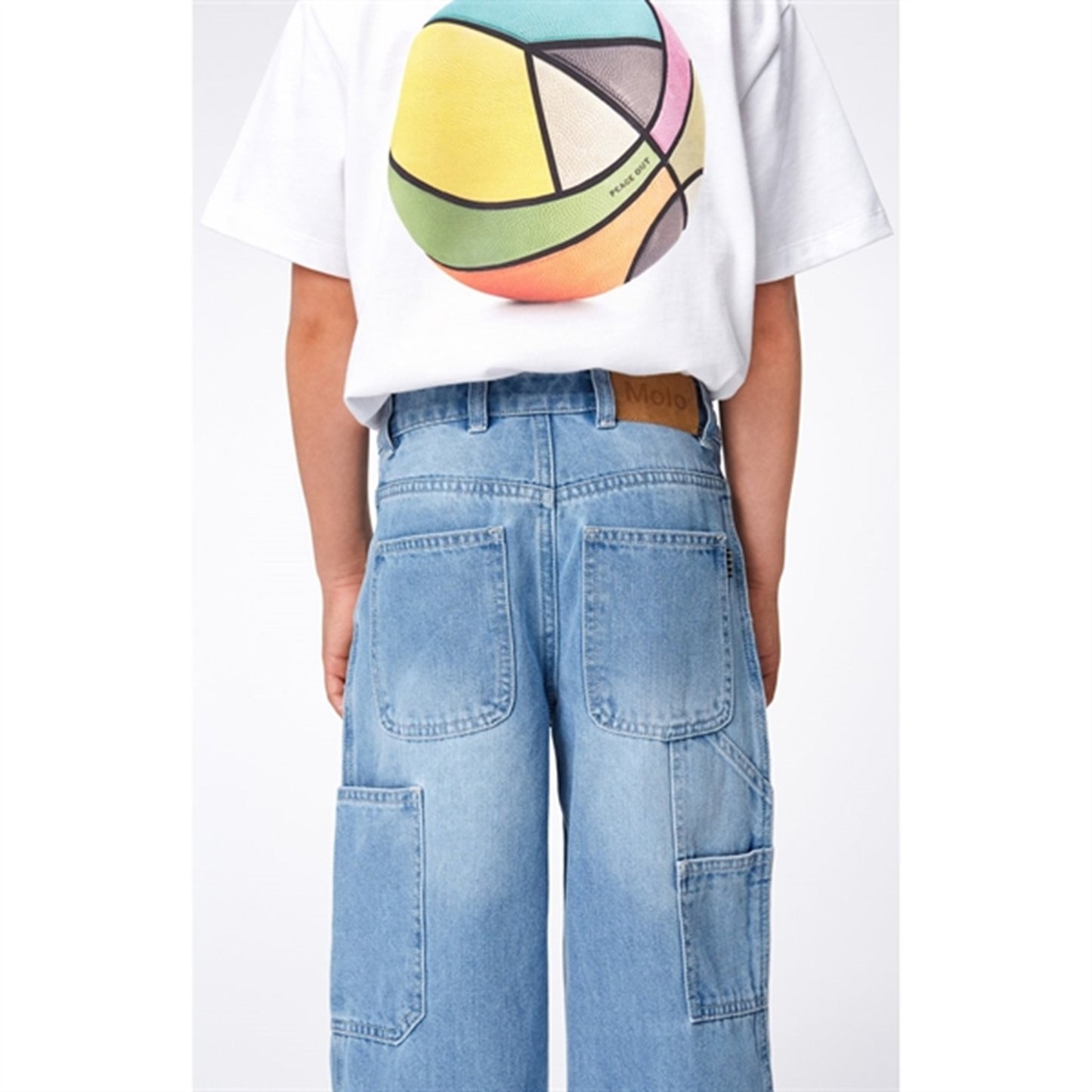 Molo Lightblue Denim Archer Pants