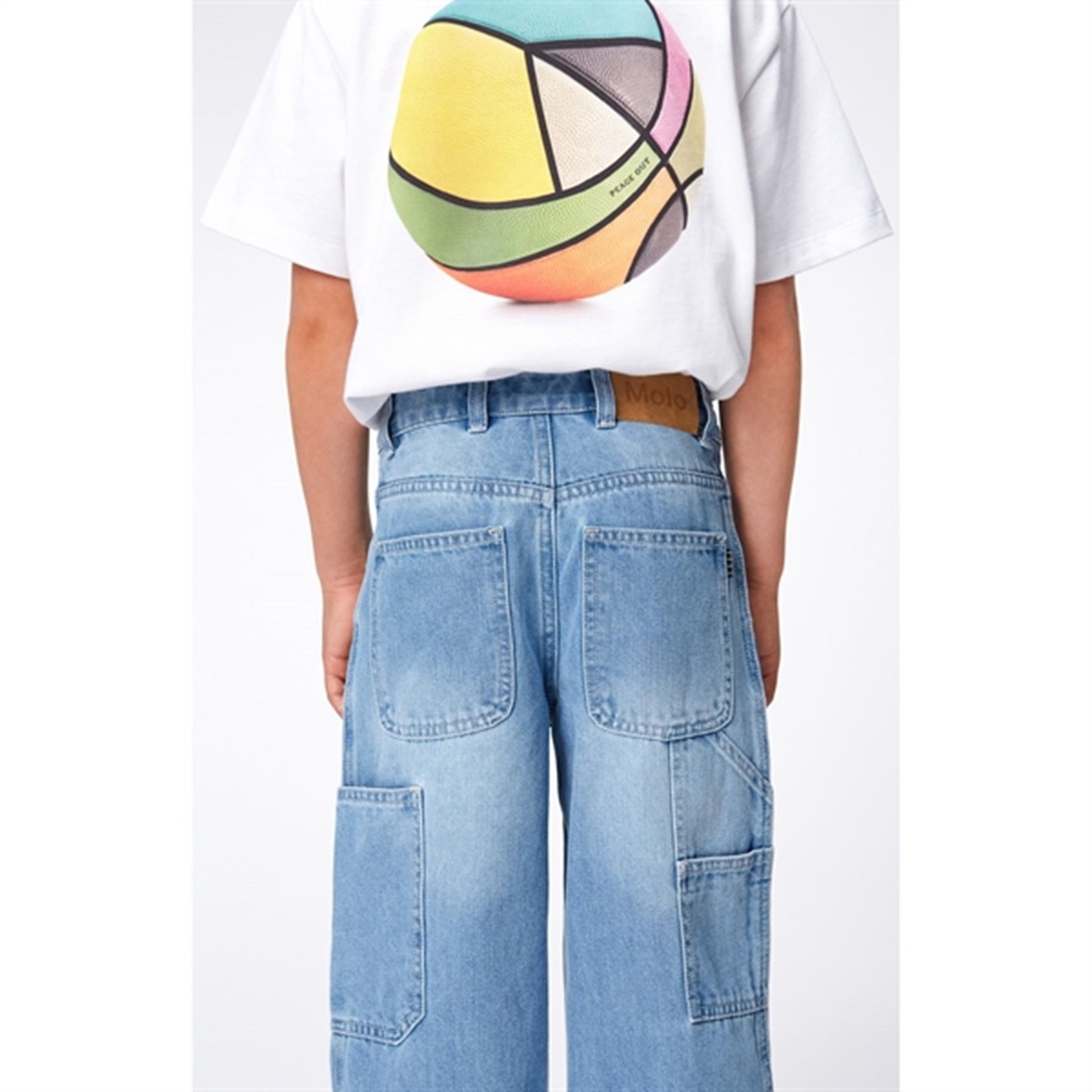 Molo Lightblue Denim Archer Pants