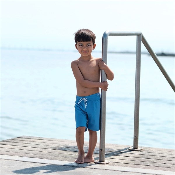 Petit Crabe Cornflower Alex Swim Shorts Unicolor