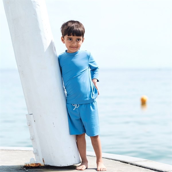 Petit Crabe Cornflower Alex Swim Shorts Unicolor