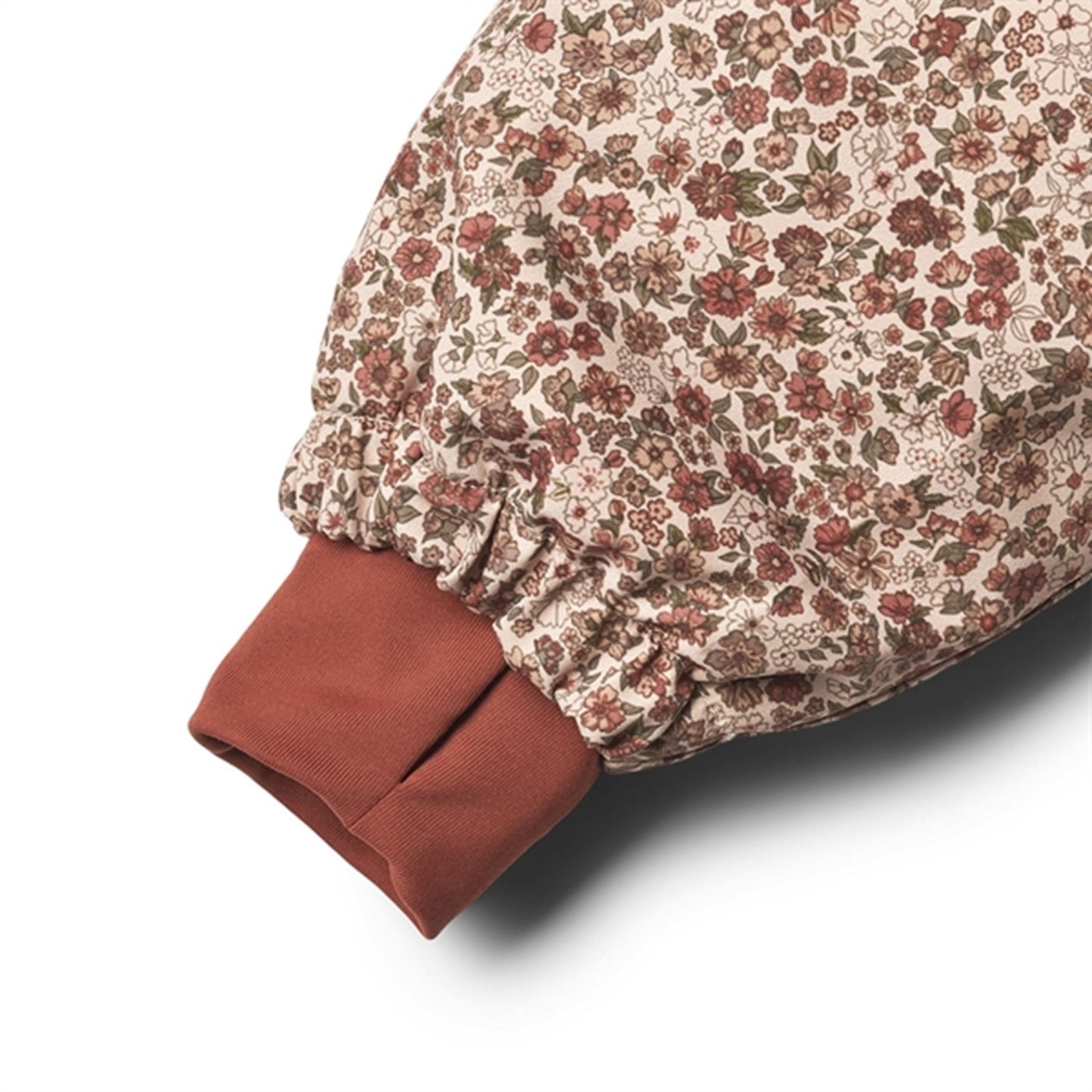 Wheat Snowsuit Moe Tech Rose Dust Flowers