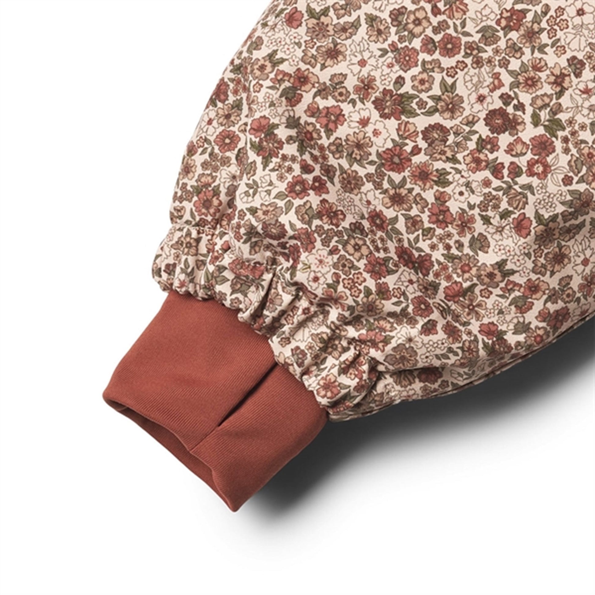 Wheat Snowsuit Moe Tech Rose Dust Flowers