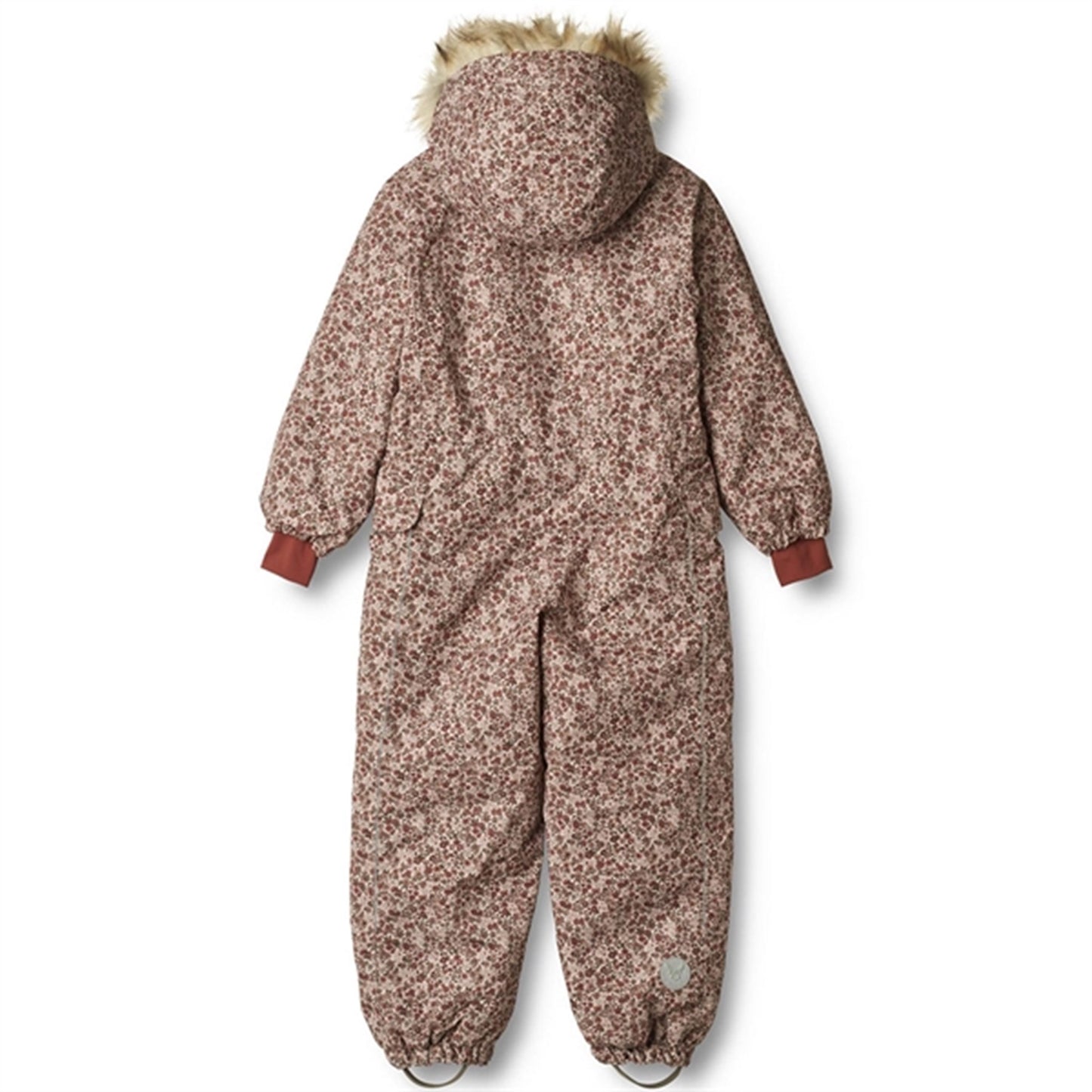 Wheat Snowsuit Moe Tech Rose Dust Flowers