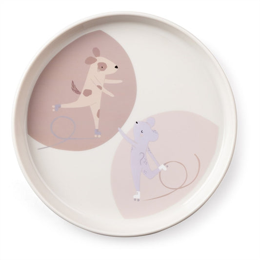 Sebra Tastii Plate Teeny Toes White