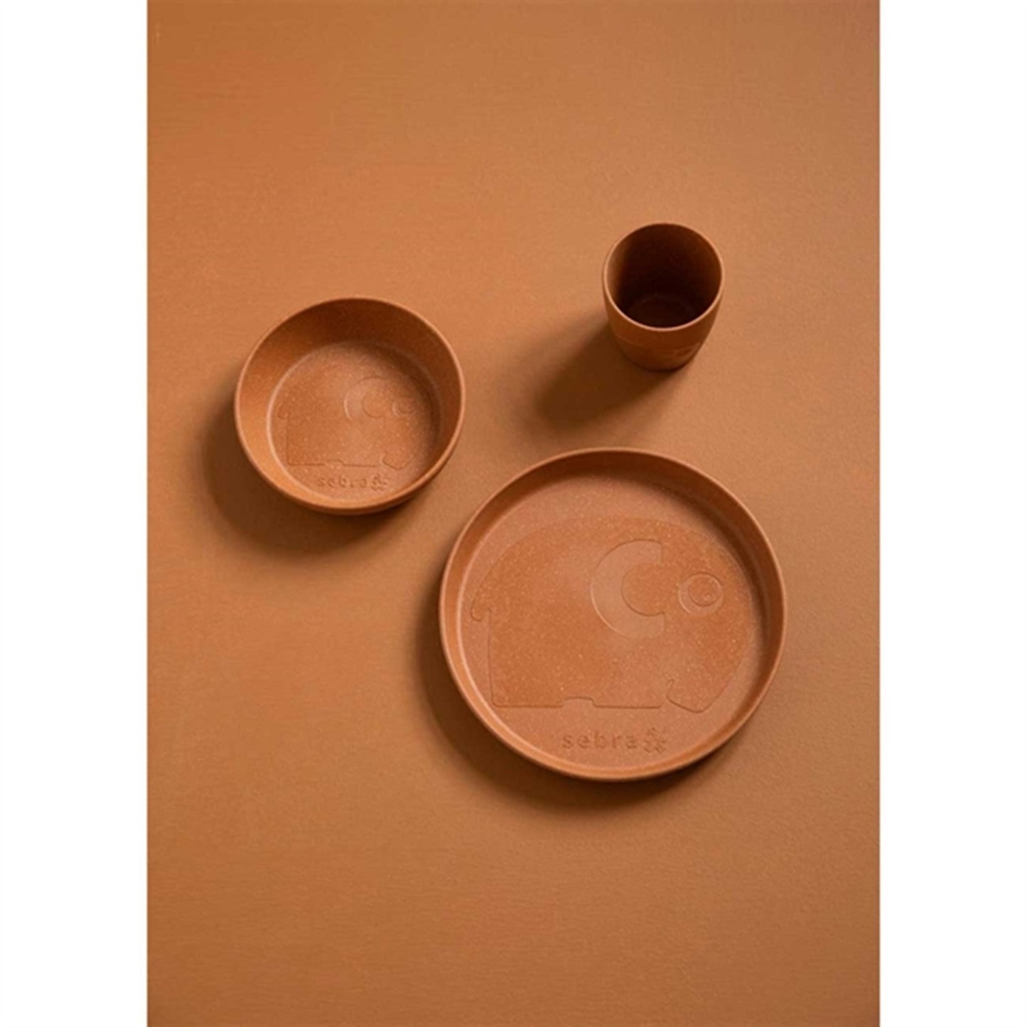 Sebra Mums Plates Dark Amber 2