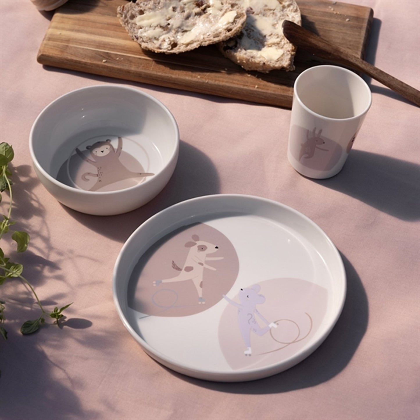 Sebra Tastii Bowl Teeny Toes White