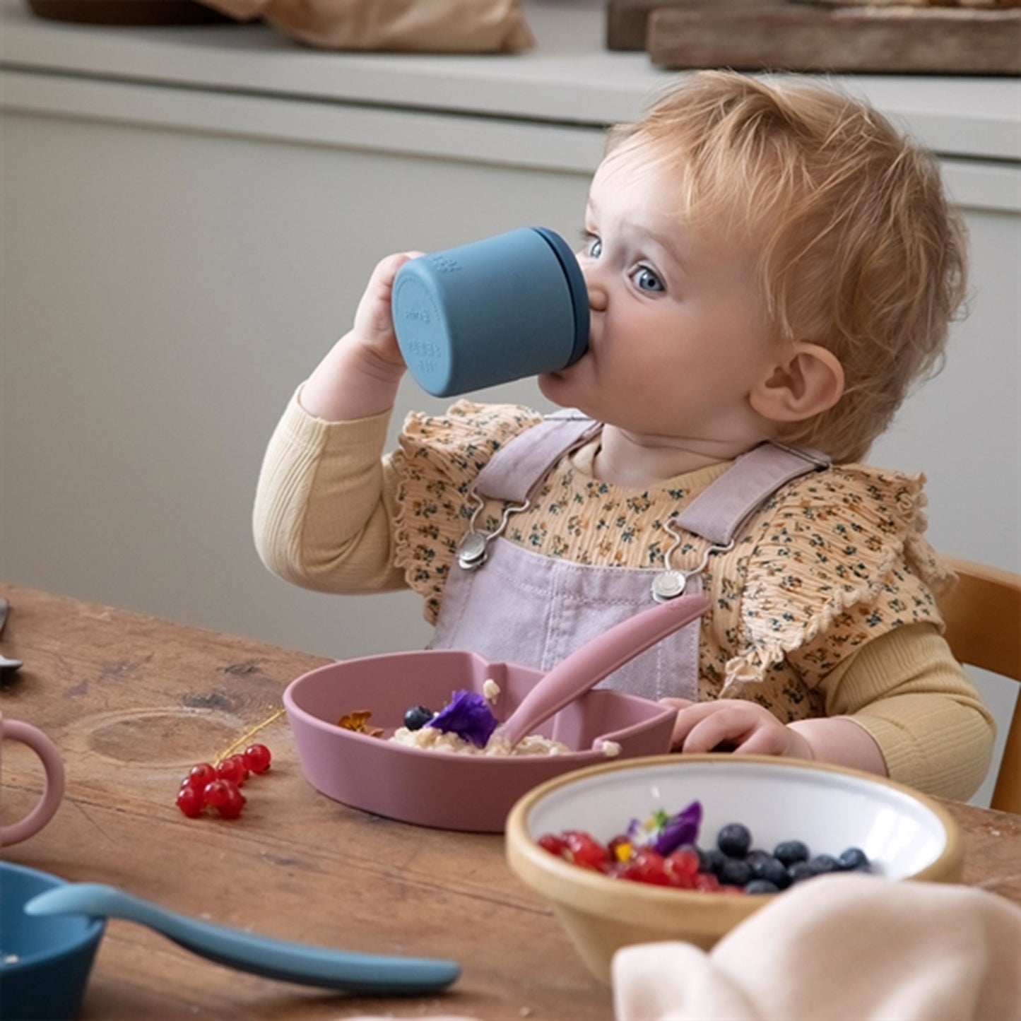 Sebra Silicone Lid Vintage Blue