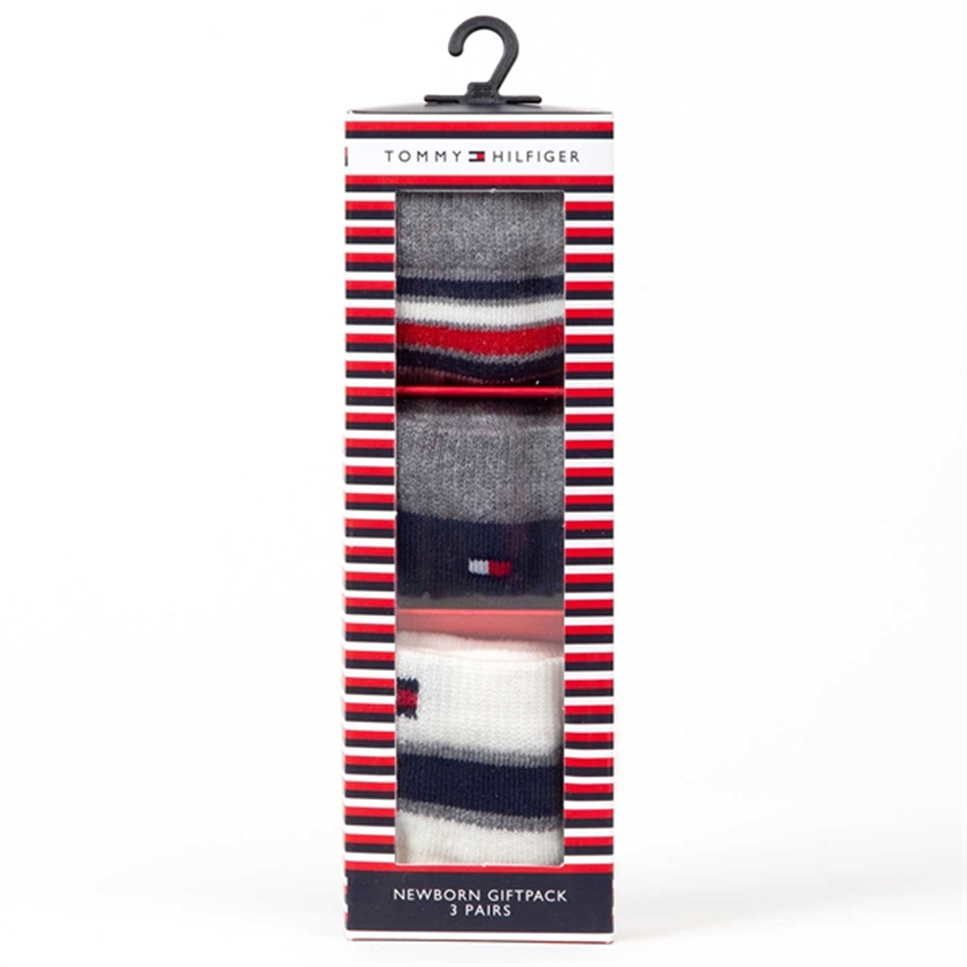 Tommy Hilfiger Newborn 3-pack Giftbox Socks Tommy Original