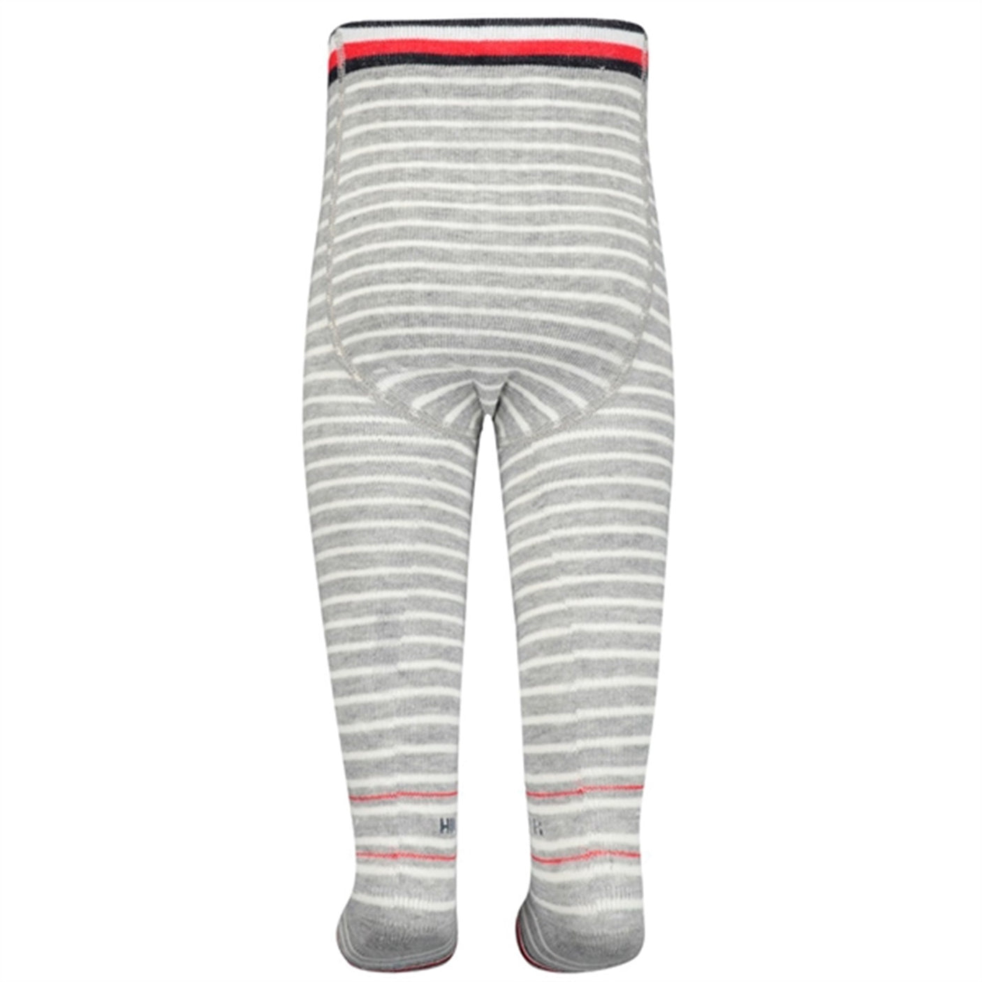 Tommy Hilfiger Baby Breton Stripe Tights Mid Grey Melange