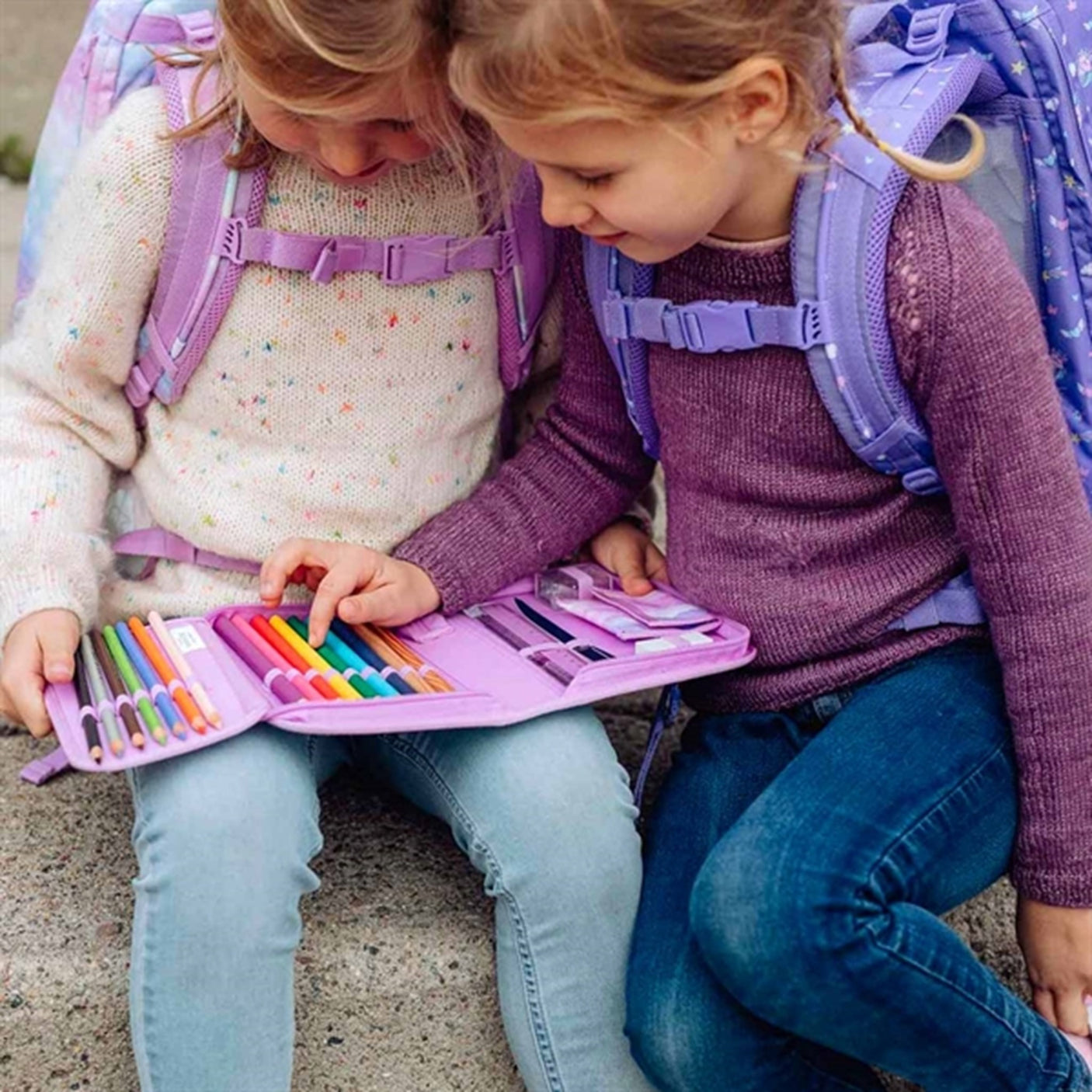 Beckmann Single Section Pencil Case Unicorn