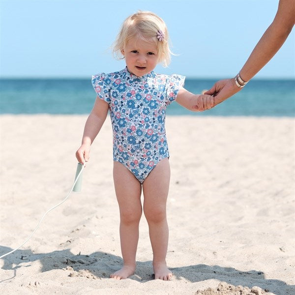 Petit Crabe Betsy B Beaa Swimsuit Liberty© fabric