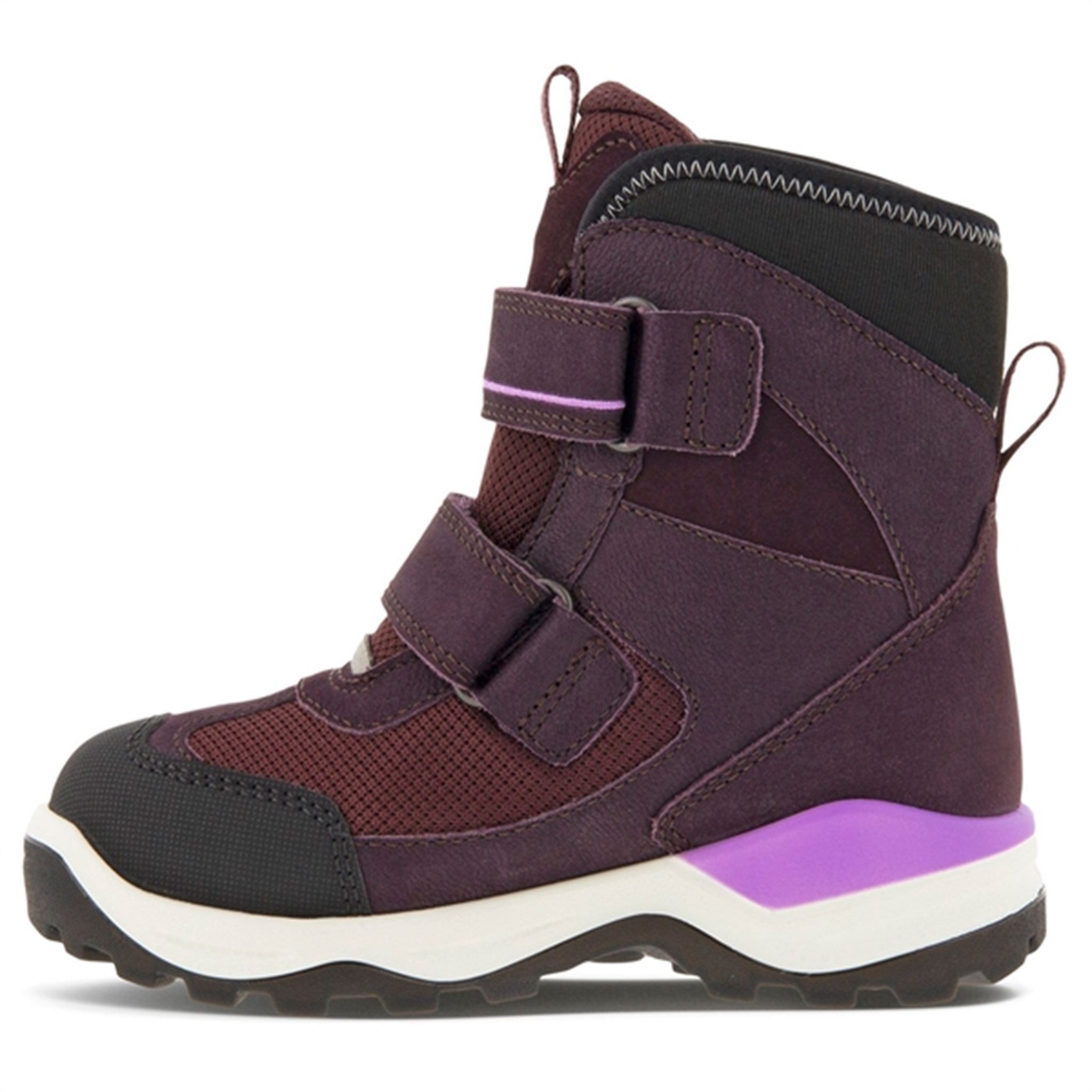 Ecco Snow Mountain Mid-Cut Boot Black/Fig/Fig 2