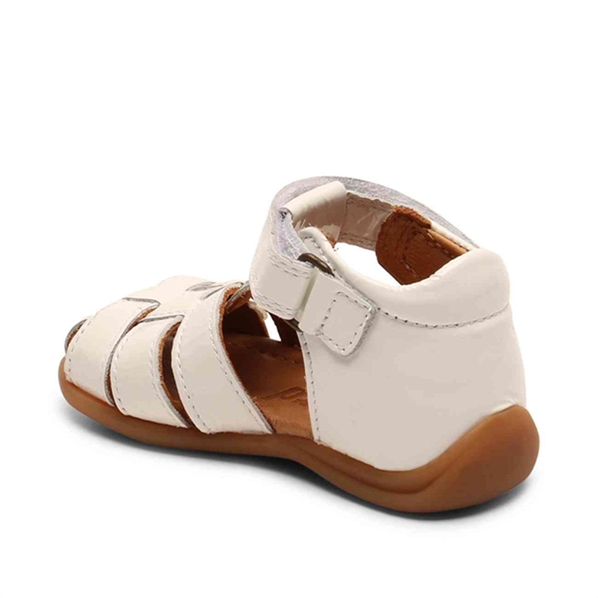 Bisgaard Carly First Step Sandal White Patent 2