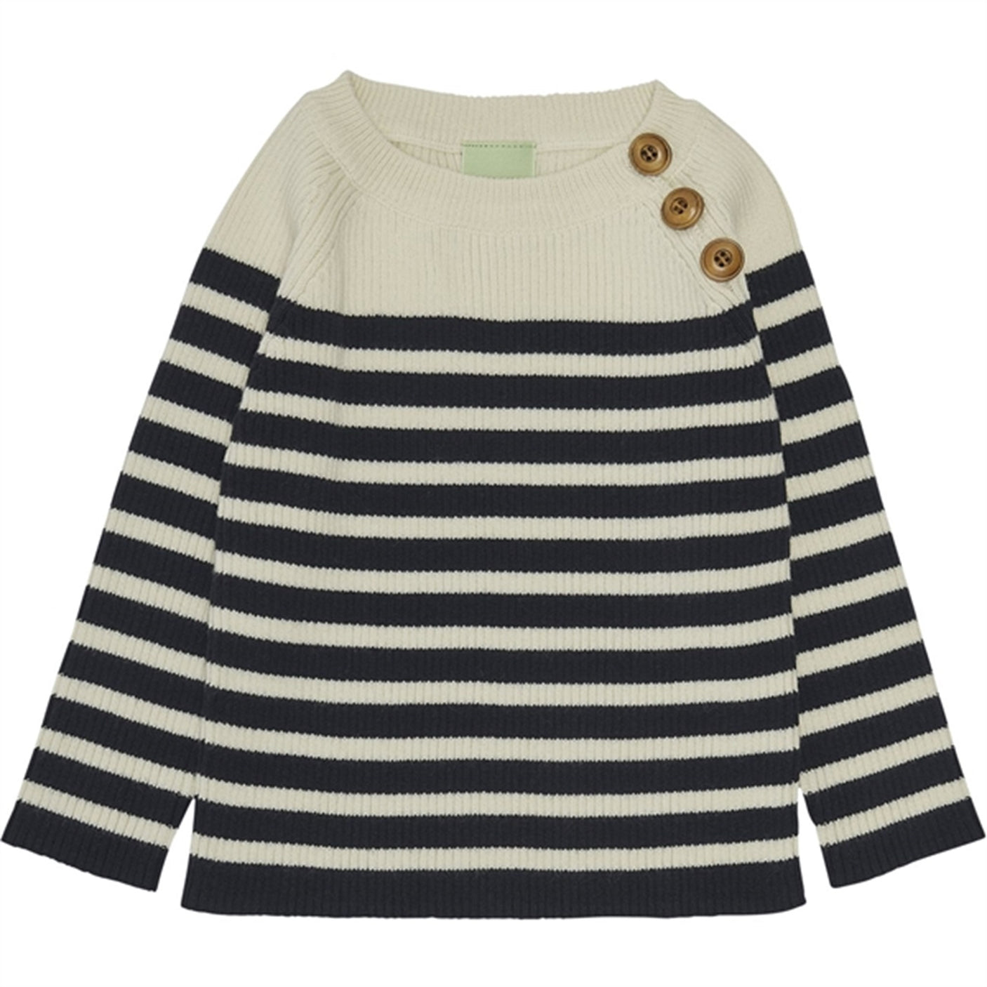 FUB Baby Sweater Ecru/Dark Navy