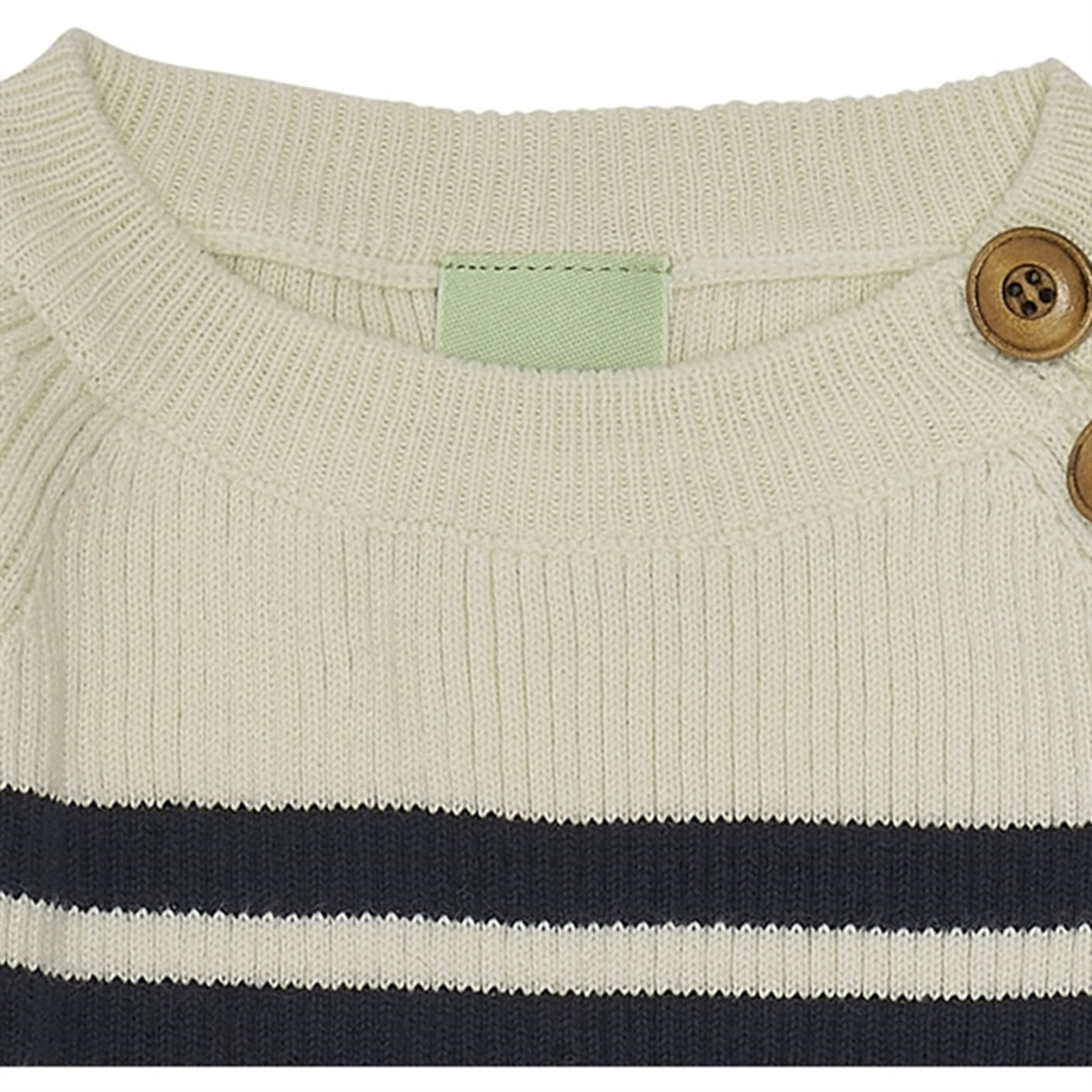 FUB Baby Sweater Ecru/Dark Navy