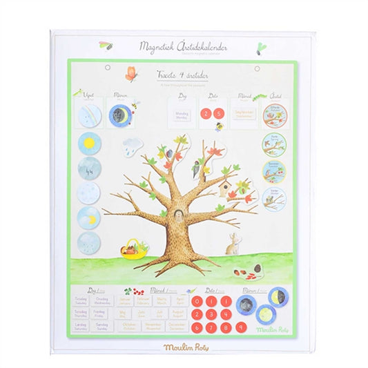 Moulin Roty Magnetic Calendar - The Seasons