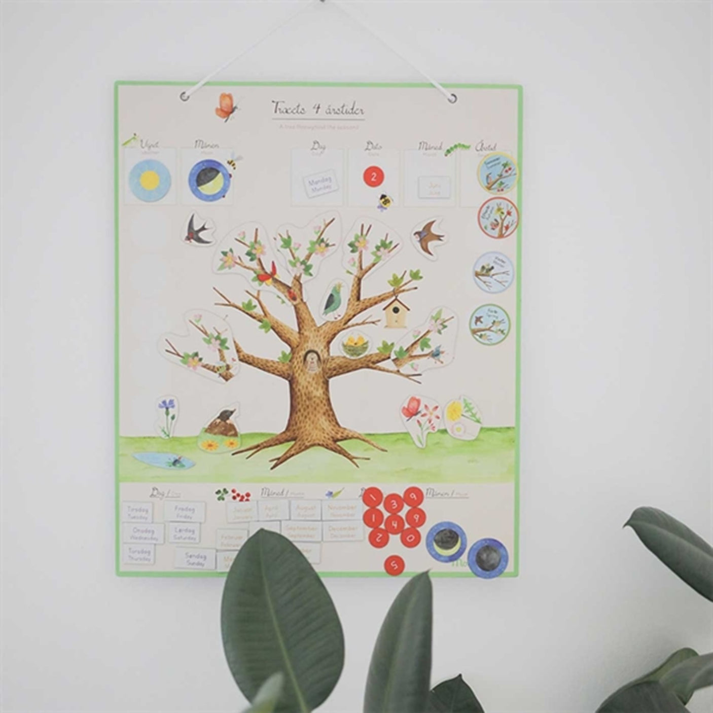 Moulin Roty Magnetic Calendar - The Seasons
