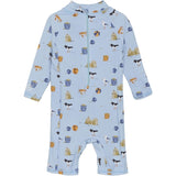 Color Kids Swimsuit AOP Cerulean