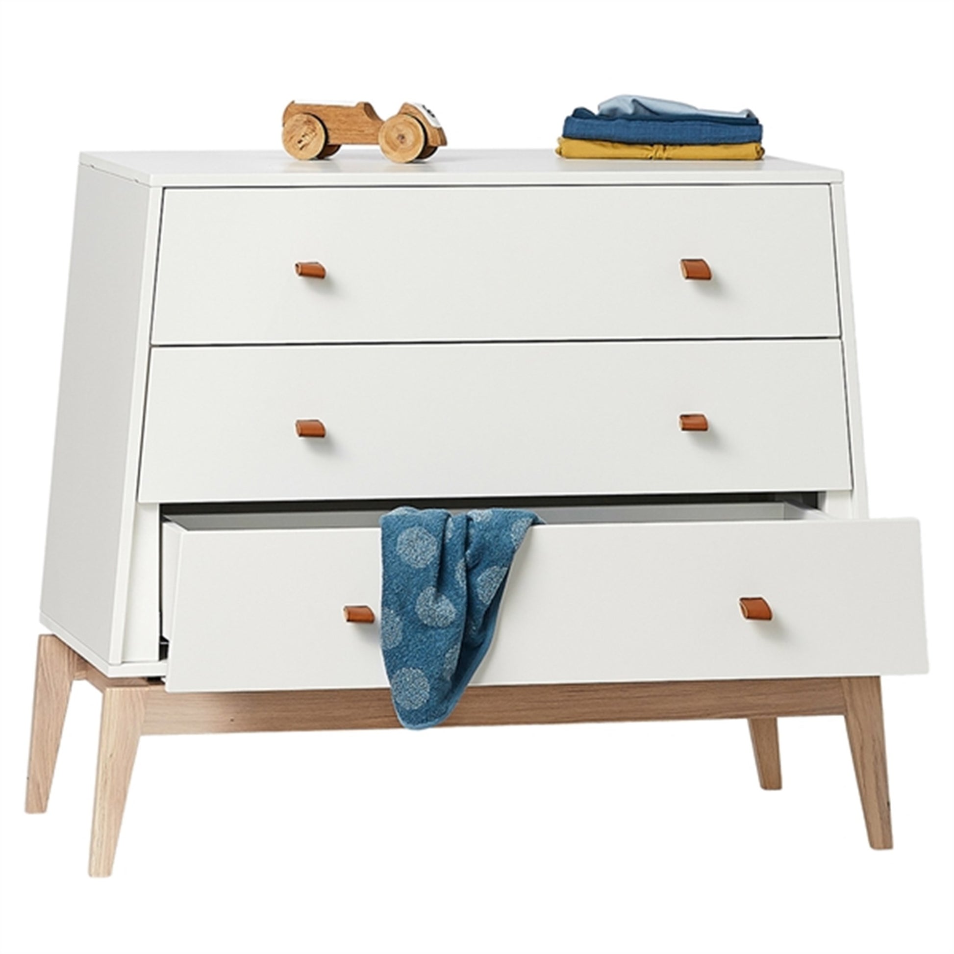 Leander Luna™ Chest of Drawers White/Oak