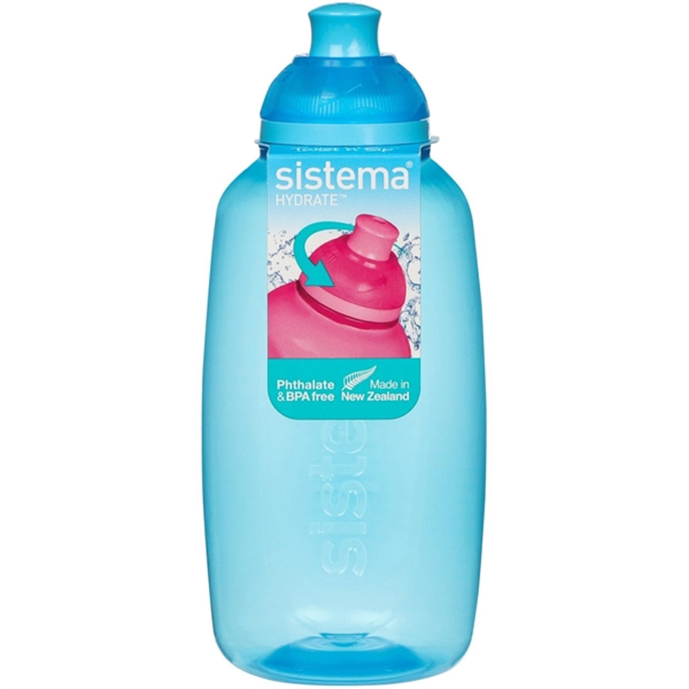 Sistema Twist 'n' Sip Itsy Water Bottle 380 ml Blue