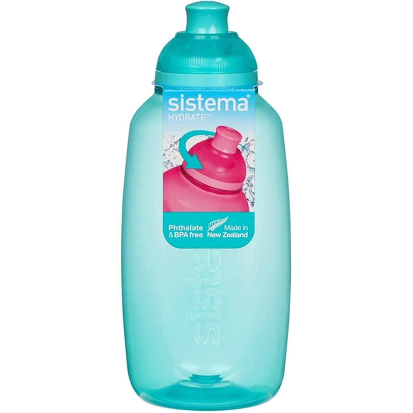 Sistema Twist 'n' Sip Itsy Water Bottle 380 ml Teal