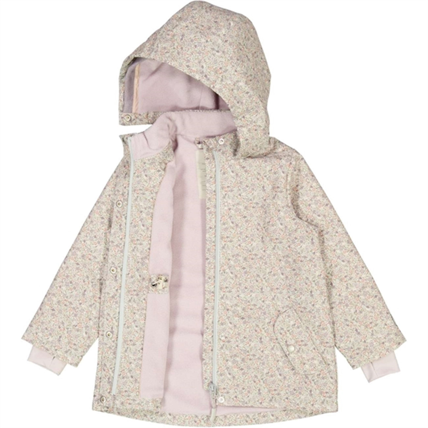 Wheat Jacket w. Fleece Gry Tech Highrise Flowers