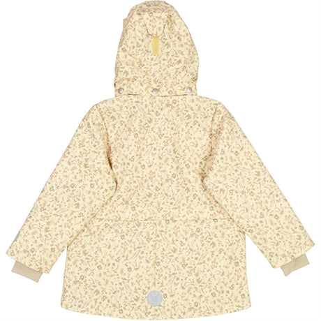 Wheat Jacket w. Fleece Gry Tech Wild Flowers