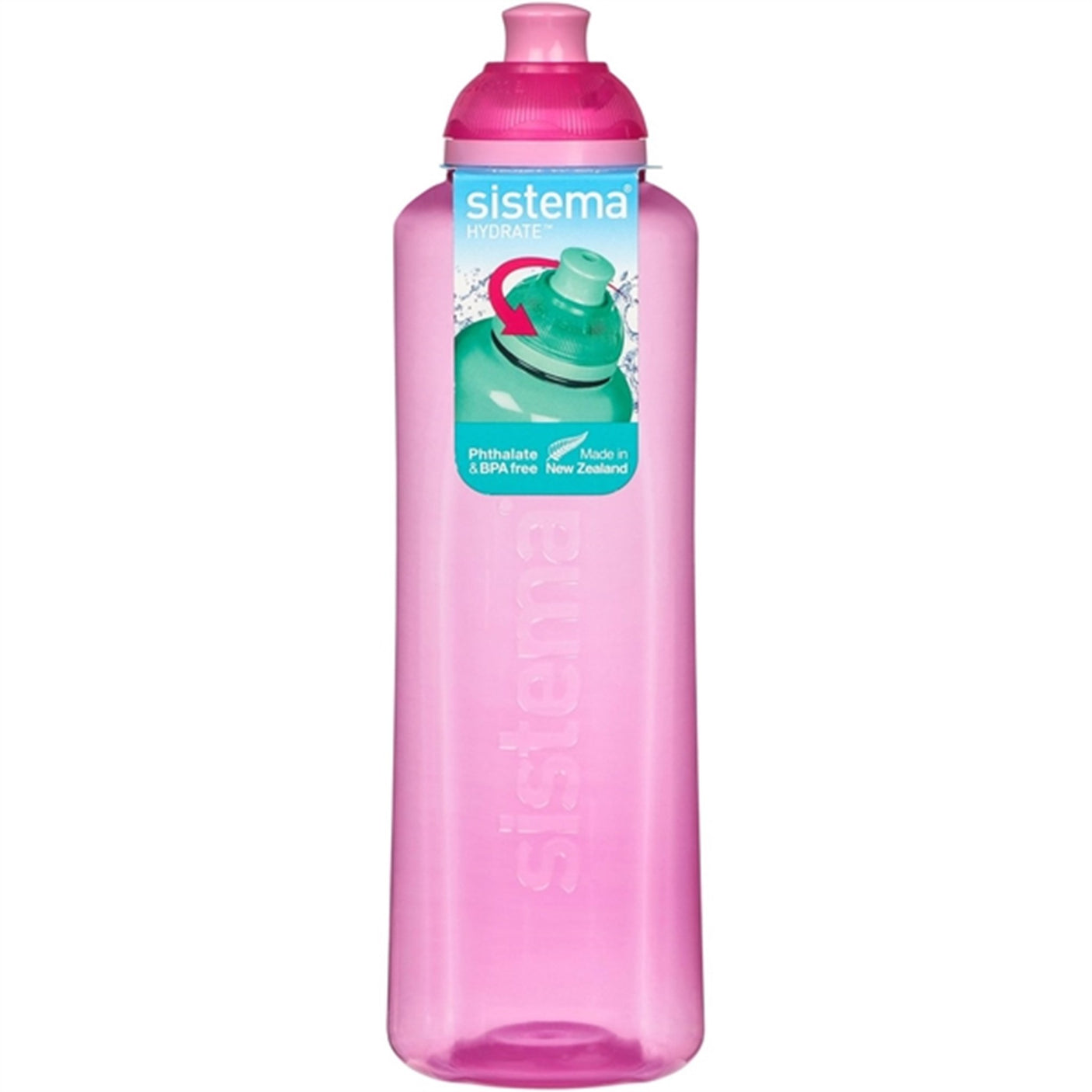 Sistema Twist 'n' Sip Swift Water Bottle 480 ml Pink