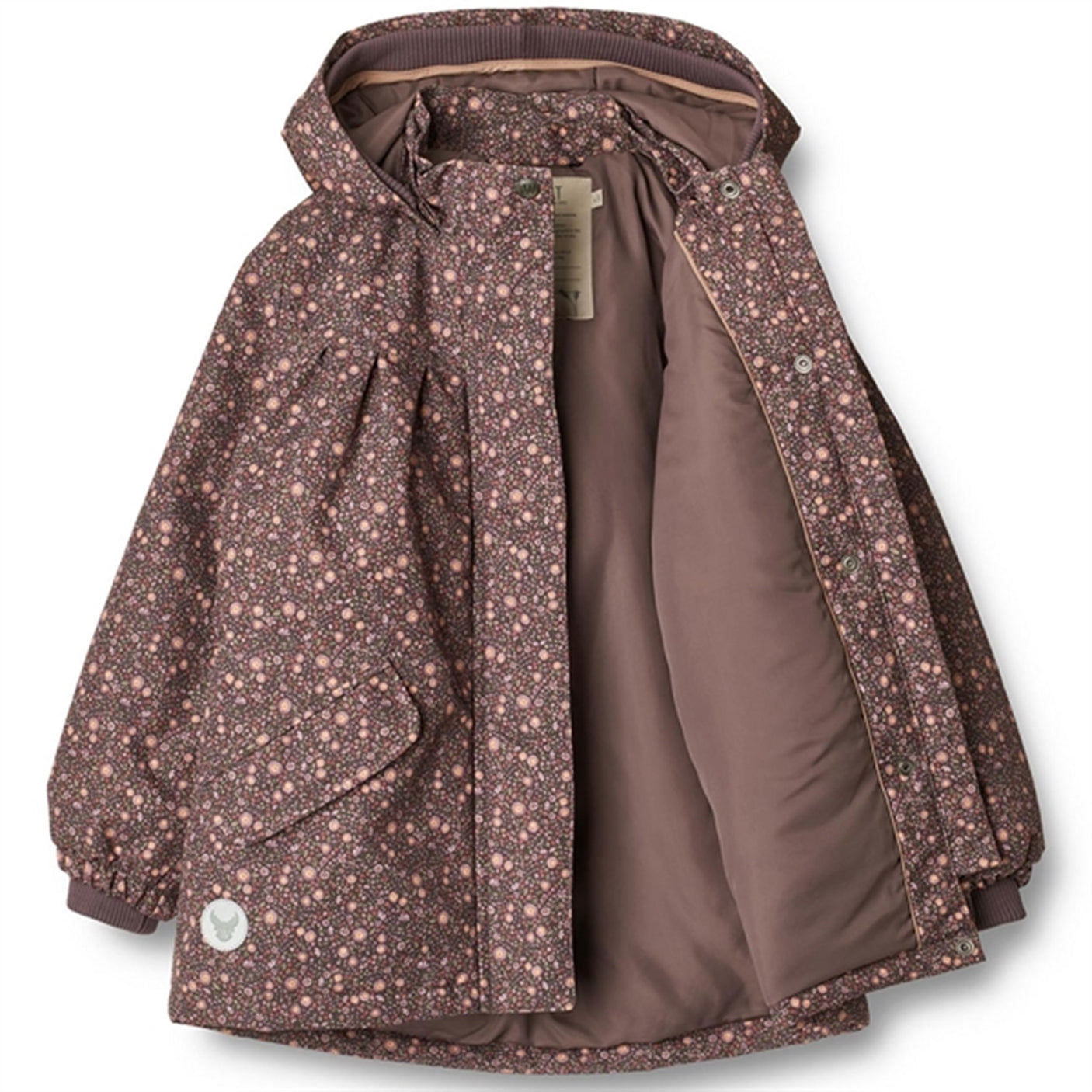 Wheat Jacket Mimmi Tech Eggplant Buttercups