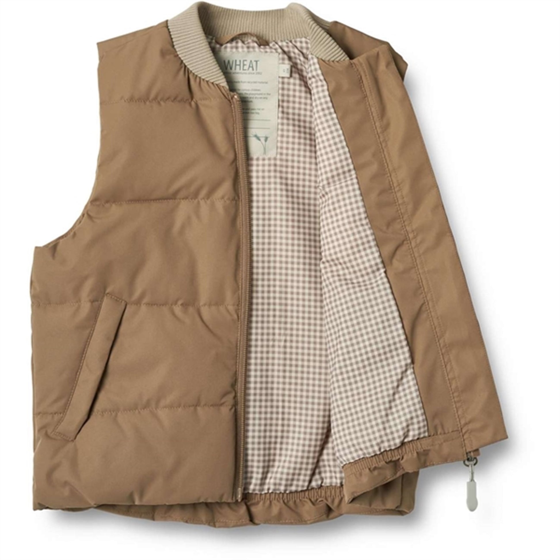 Wheat Vest Andre Summer Puffer Golden Brown