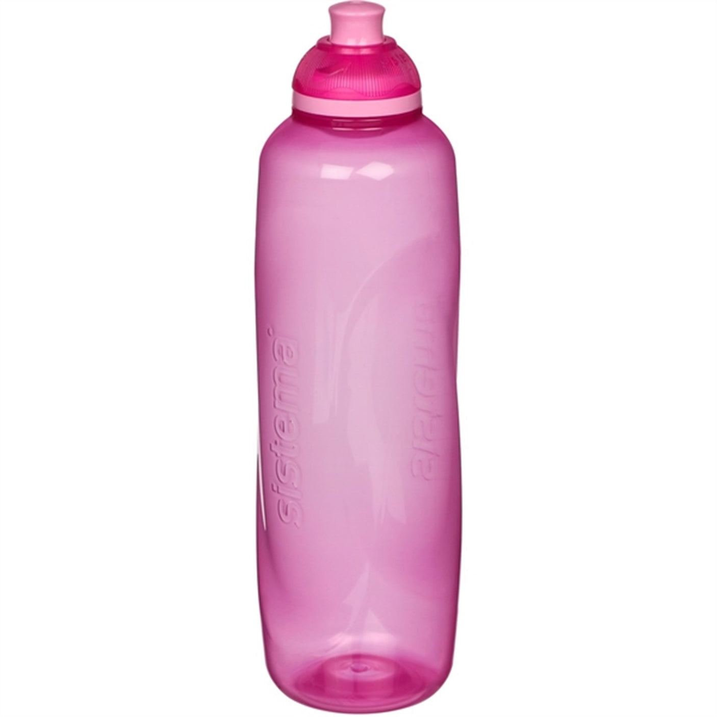Sistema Twist 'n' Sip Helix Water Bottle 600 ml Pink