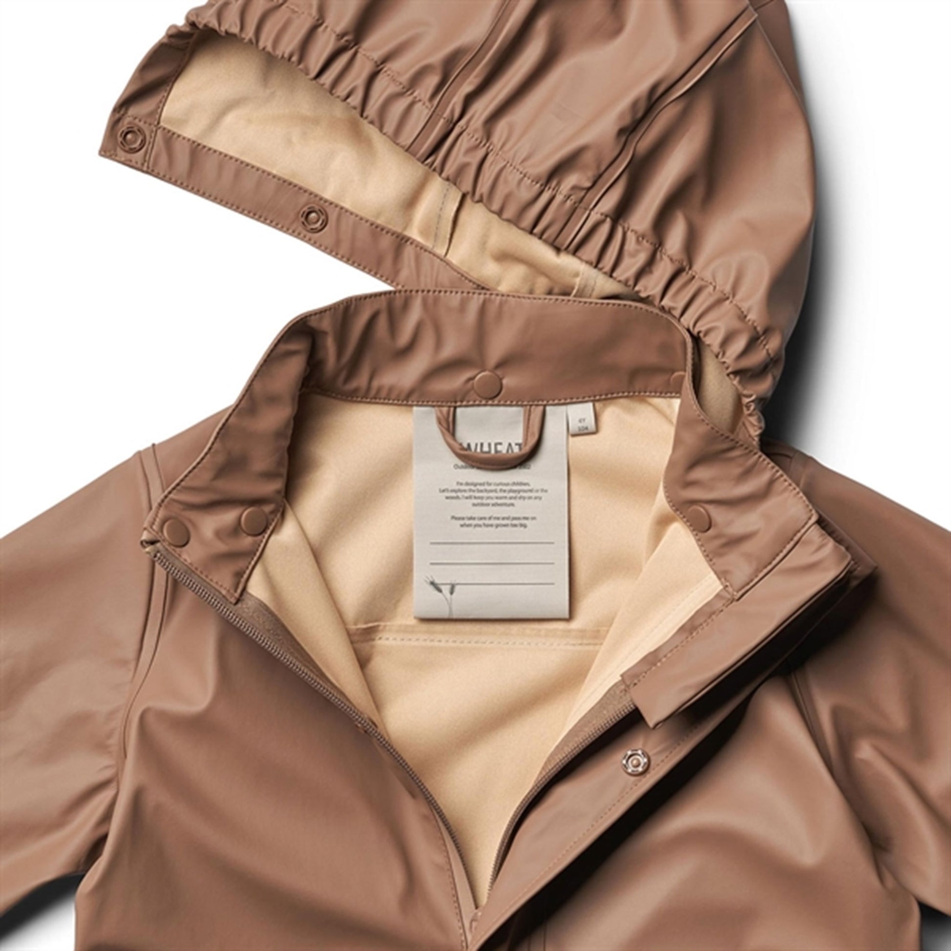 Wheat Rainwear Set Ola Berry Dust