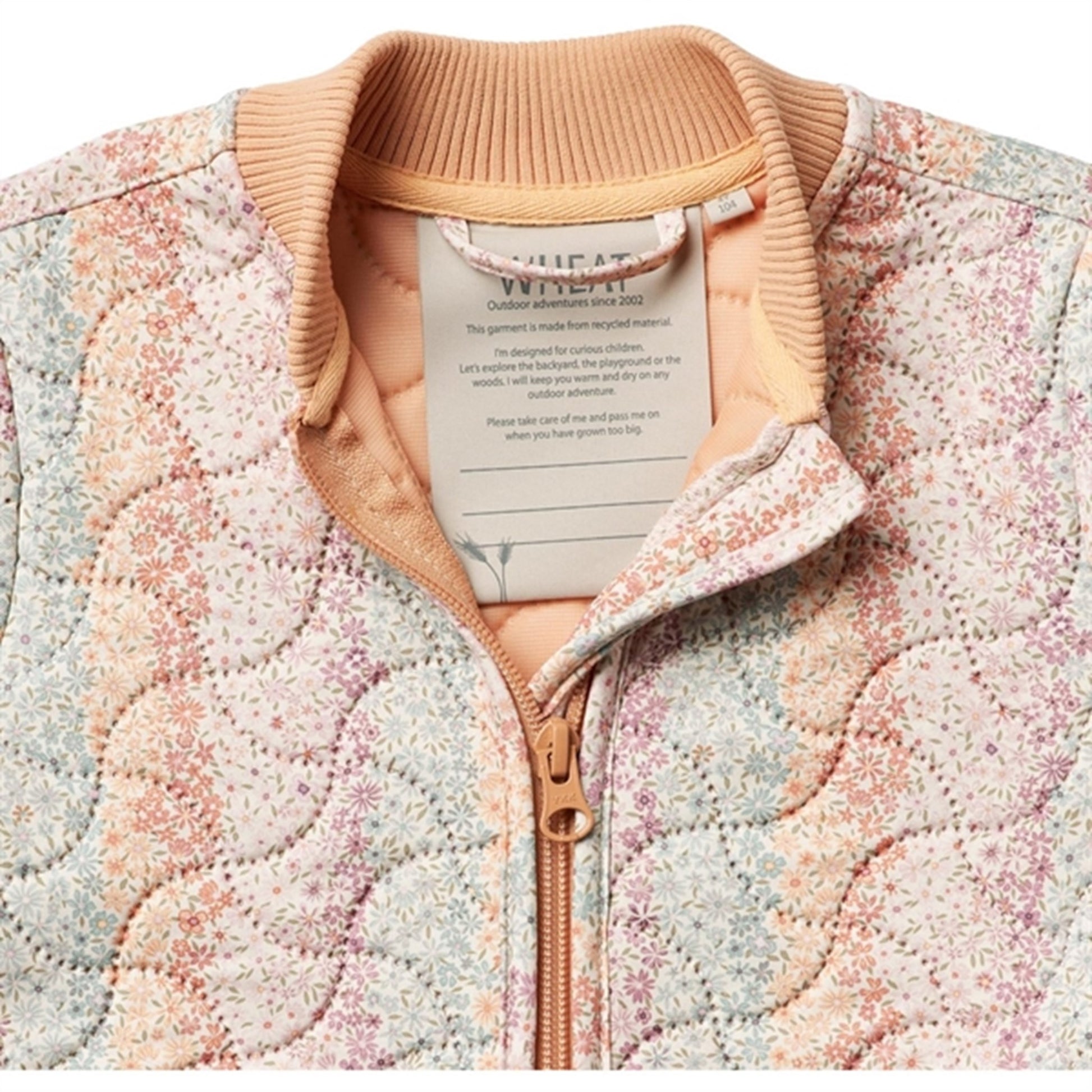 Wheat Thermo Rainbow Flowers Jacket Loui