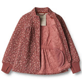 Wheat Thermo Red Flowers Jacket Thilde