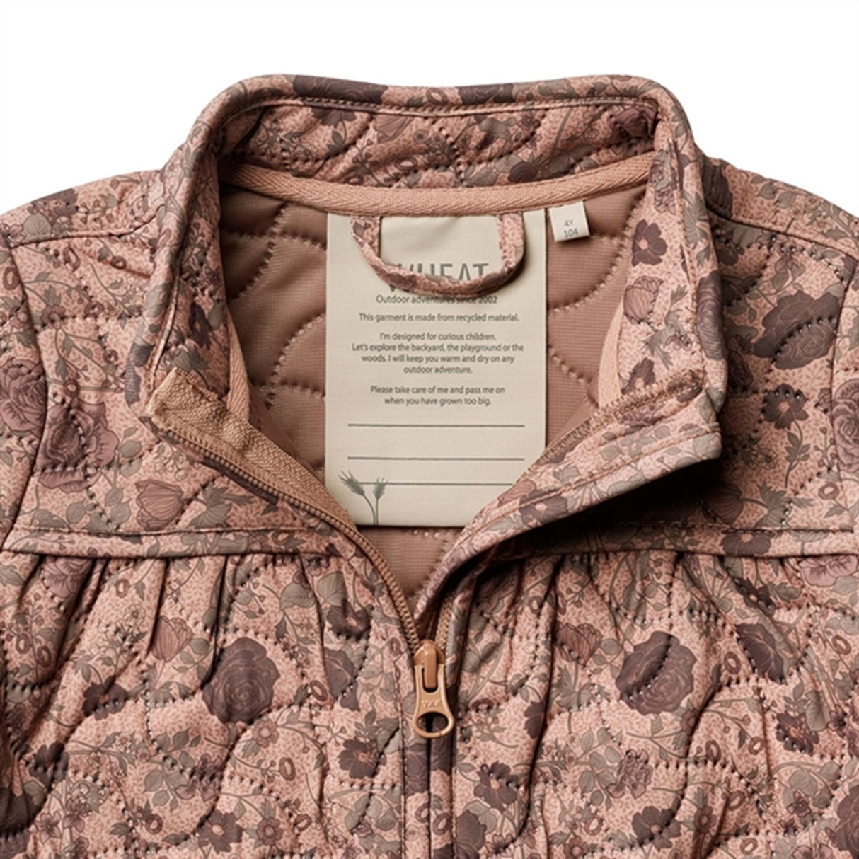 Wheat Thermo Rose Dawn Flowers Jacket Thilde