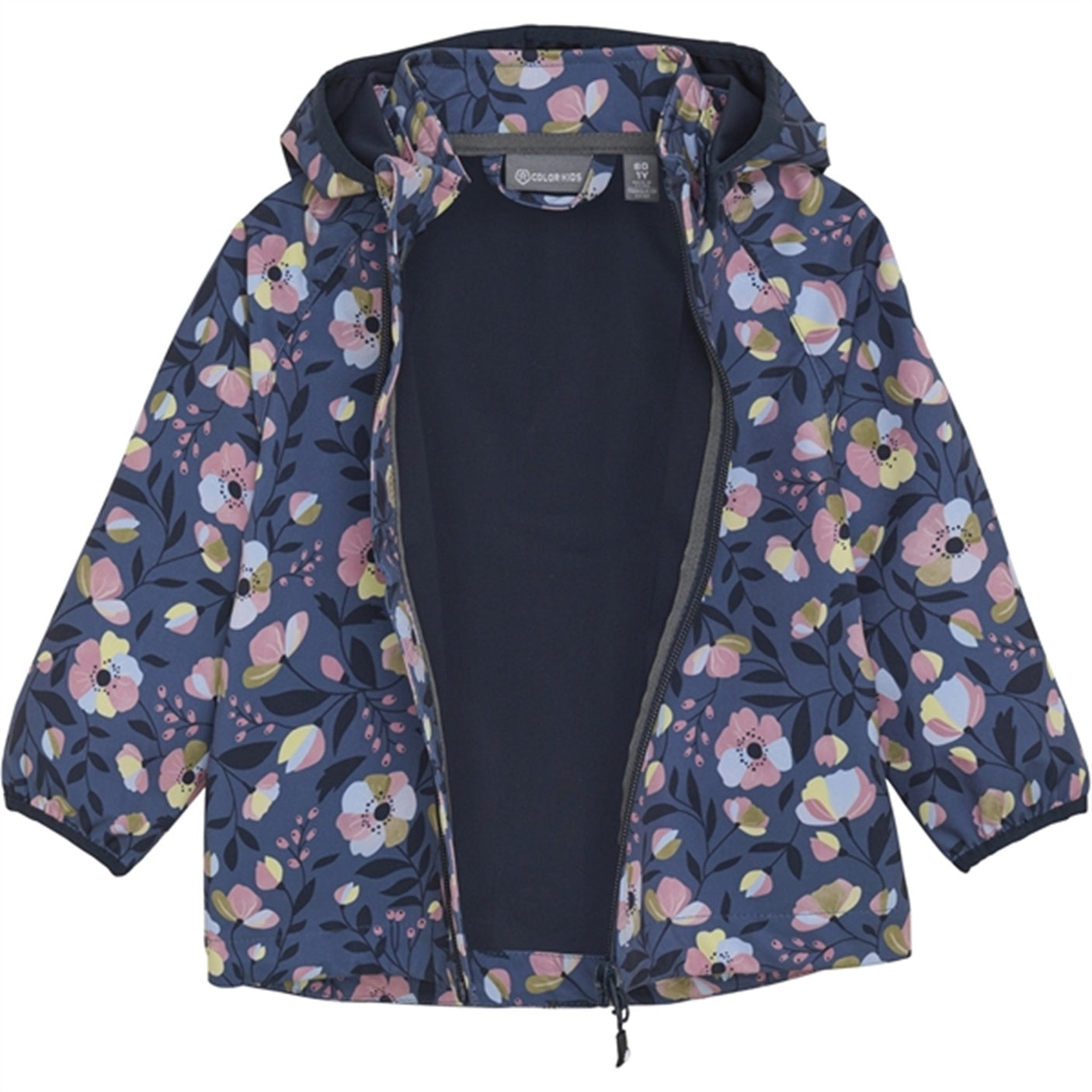 Color Kids Softshell Jacket AOP Foxglove