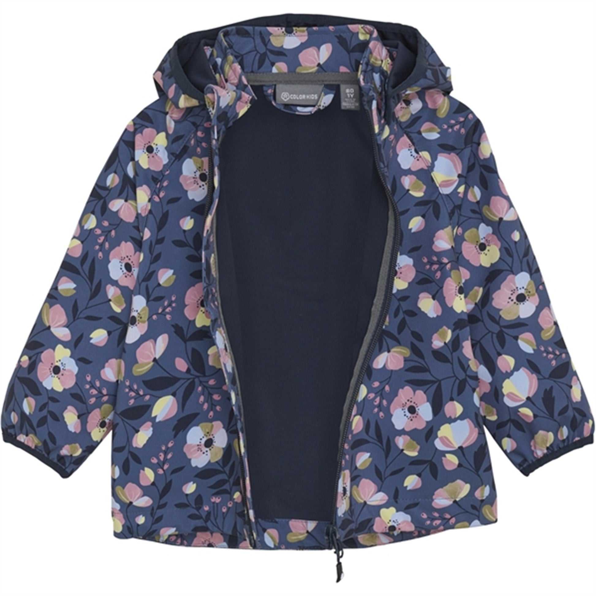 Color Kids Softshell Jacket AOP Foxglove