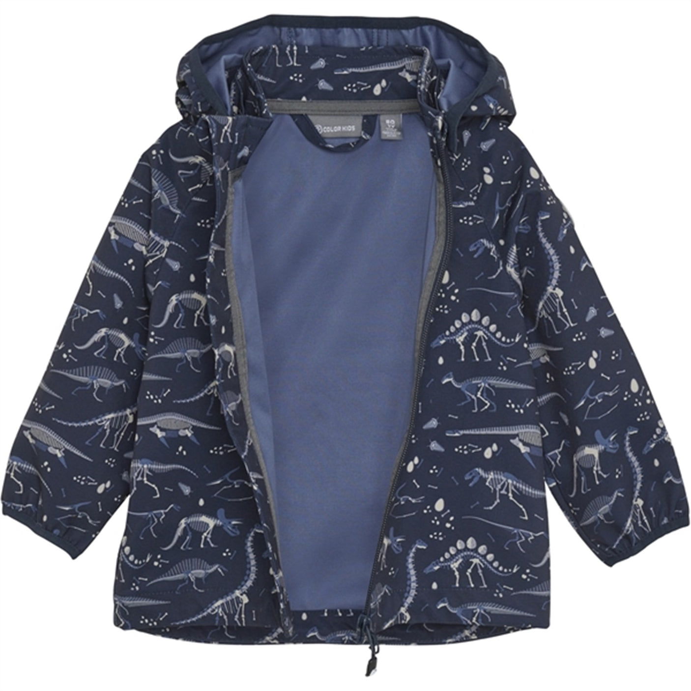 Color Kids Softshell Jacket AOP Total Eclipse