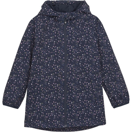 Color Kids Softshell Jacket AOP Total Eclipse