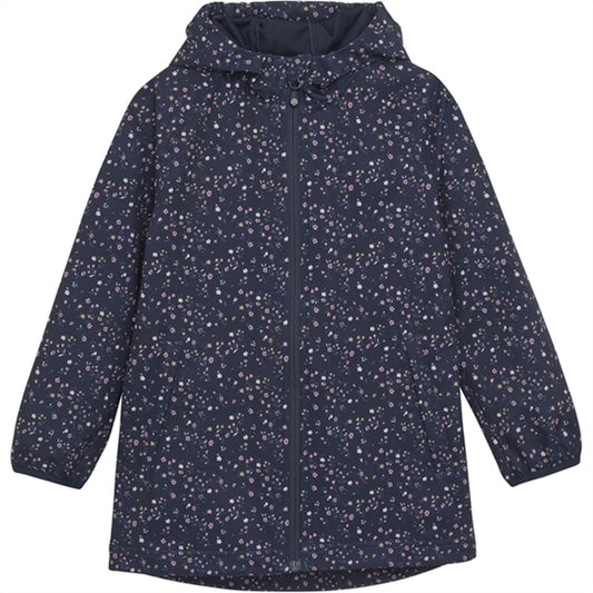 Color Kids Softshell Jacket AOP Total Eclipse