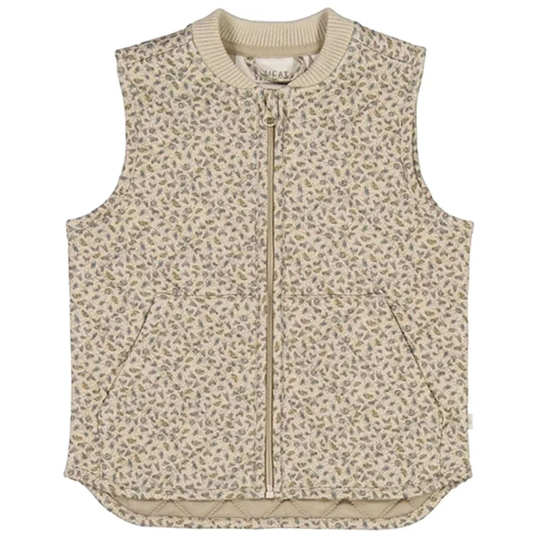 Wheat Thermo Watercolor Insects Vest Gilet Ede