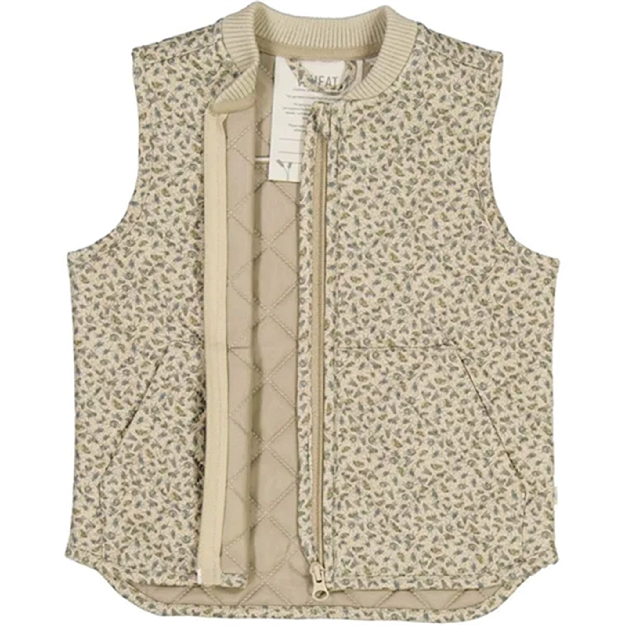 Wheat Thermo Watercolor Insects Vest Gilet Ede 3