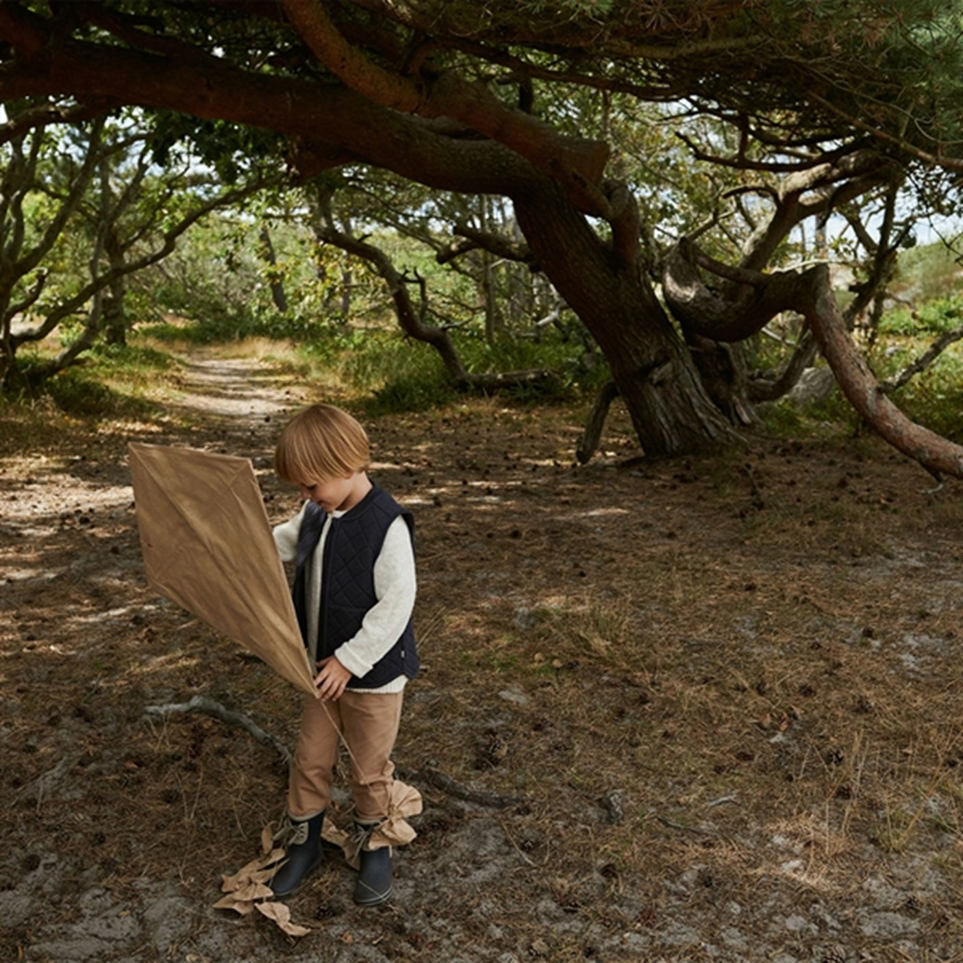 Wheat Thermo Ink Vest Gilet Ede