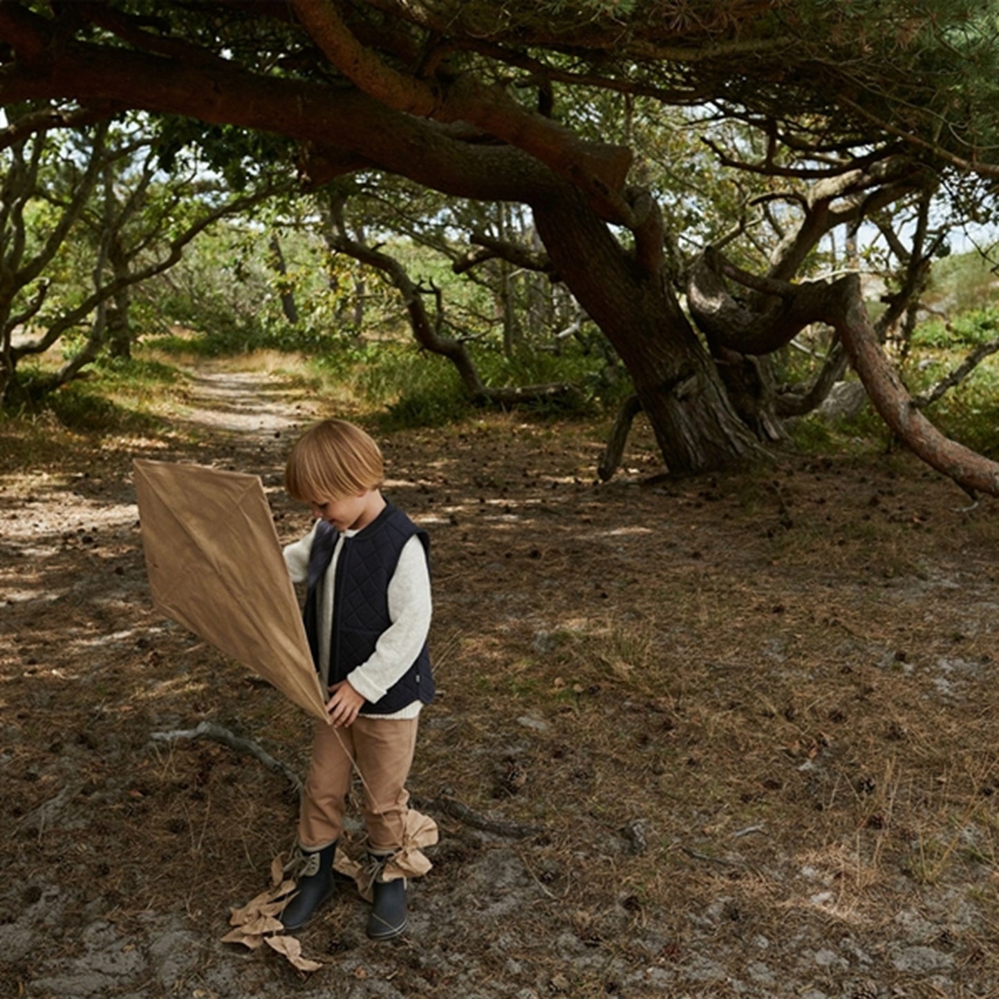 Wheat Thermo Ink Vest Gilet Ede