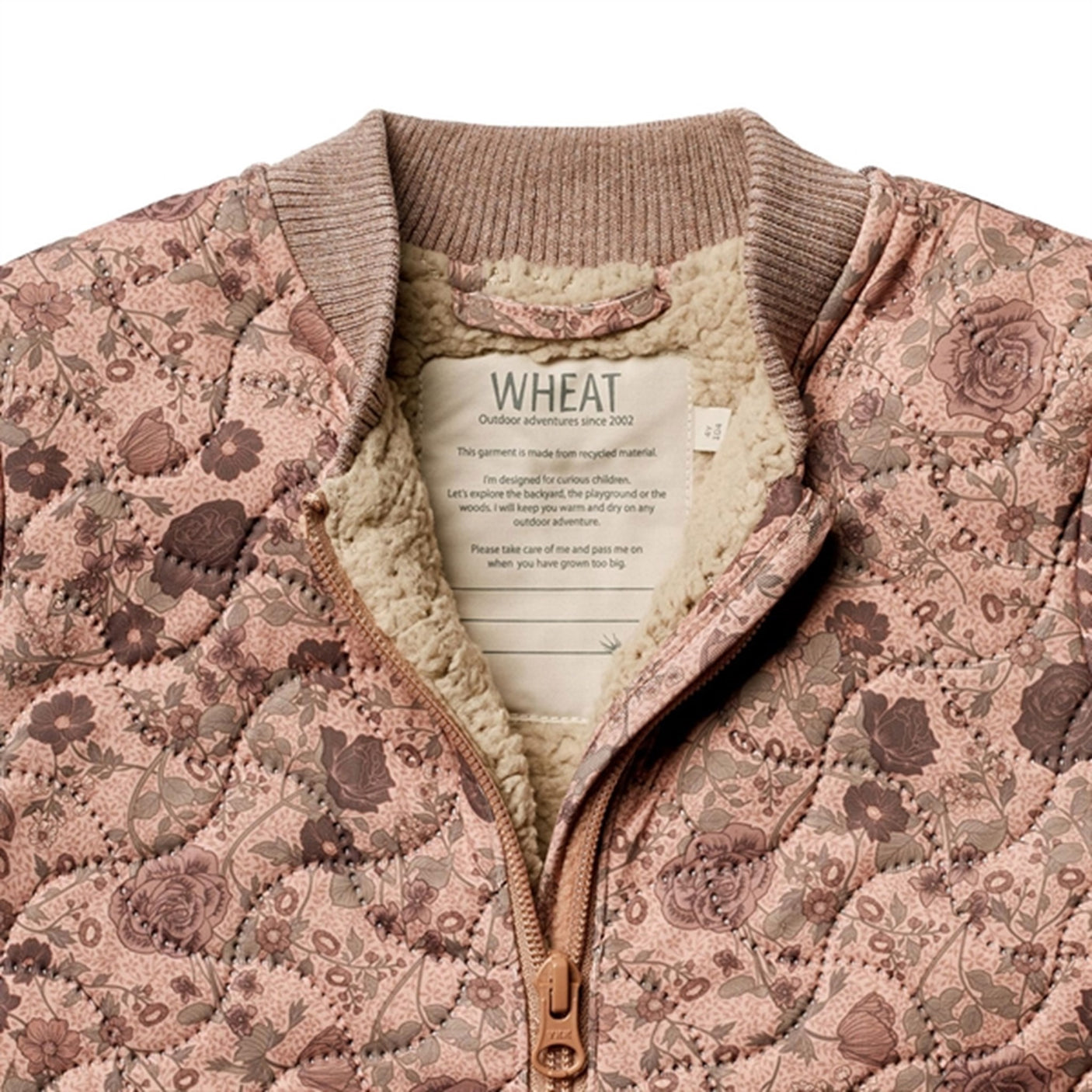 Wheat Thermo Rose Dawn Flowers Jacket Helga