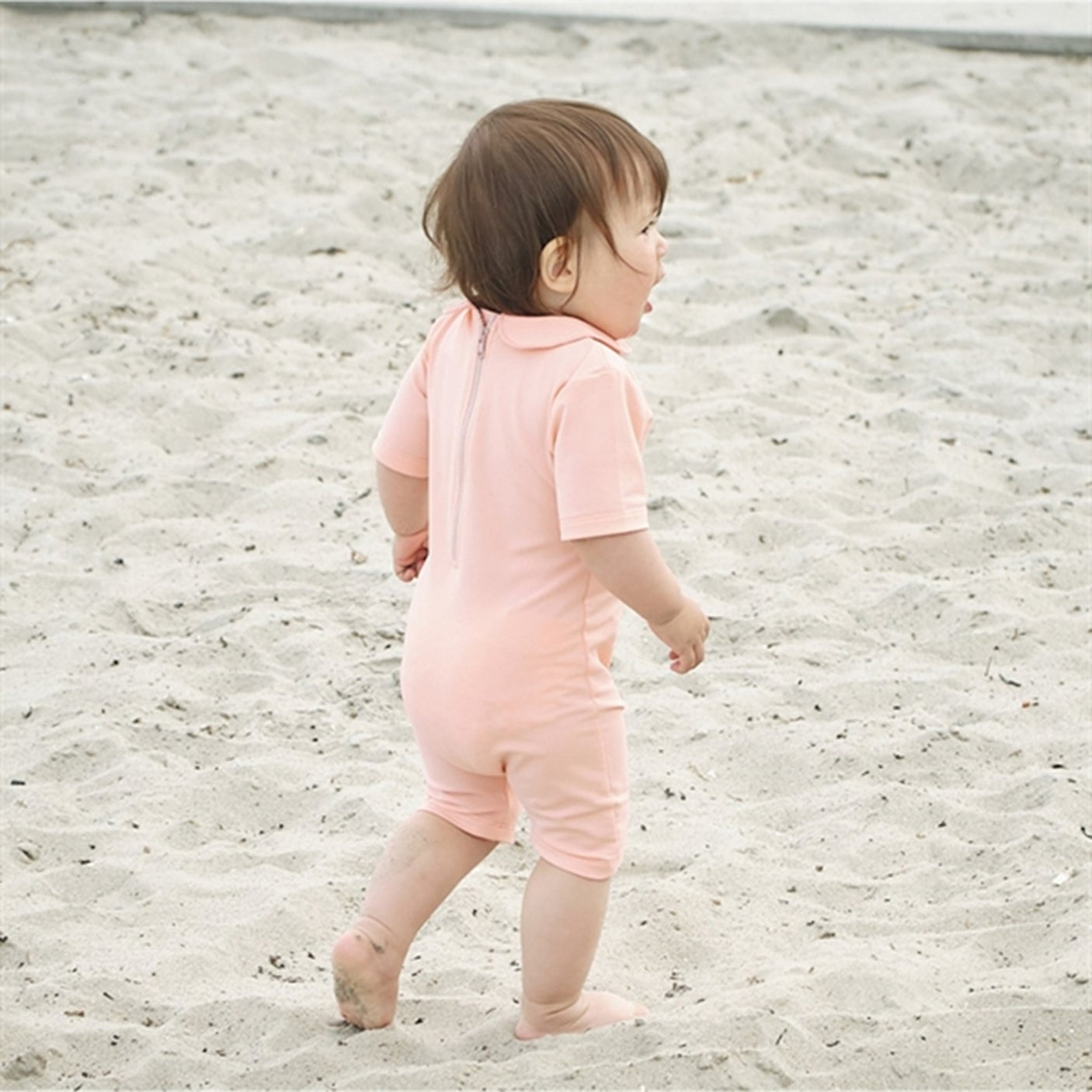 Petit Crabe Summer Palma Onesie with Zipper