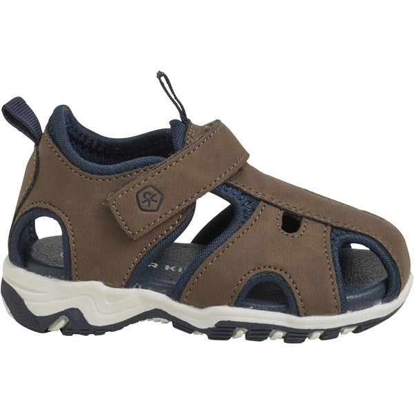 Color Kids Baby Sandals with Velcro Strap Rain Drum