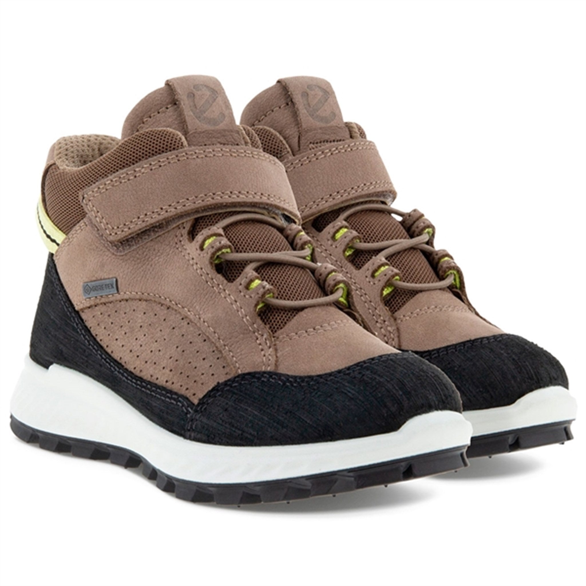 Ecco Exostrike Kids Ankle Boot Black/Taupe/Taupe 3